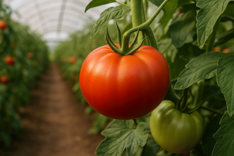Cultivar tomates en invernaderos