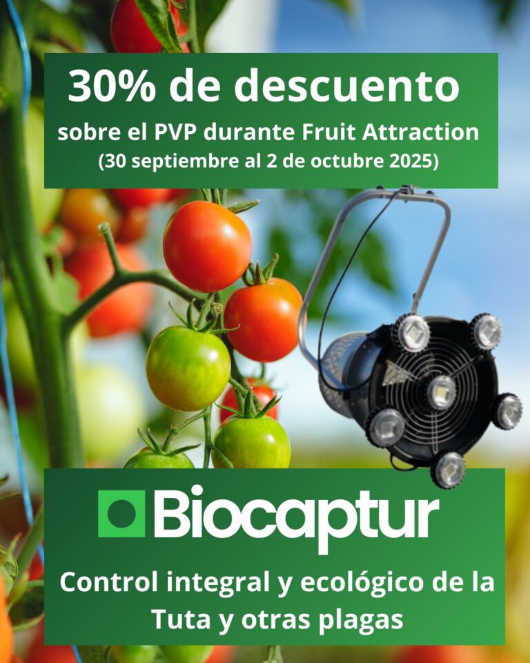 Biocaptur, 30% de descuento especial durante Fruit Attraction